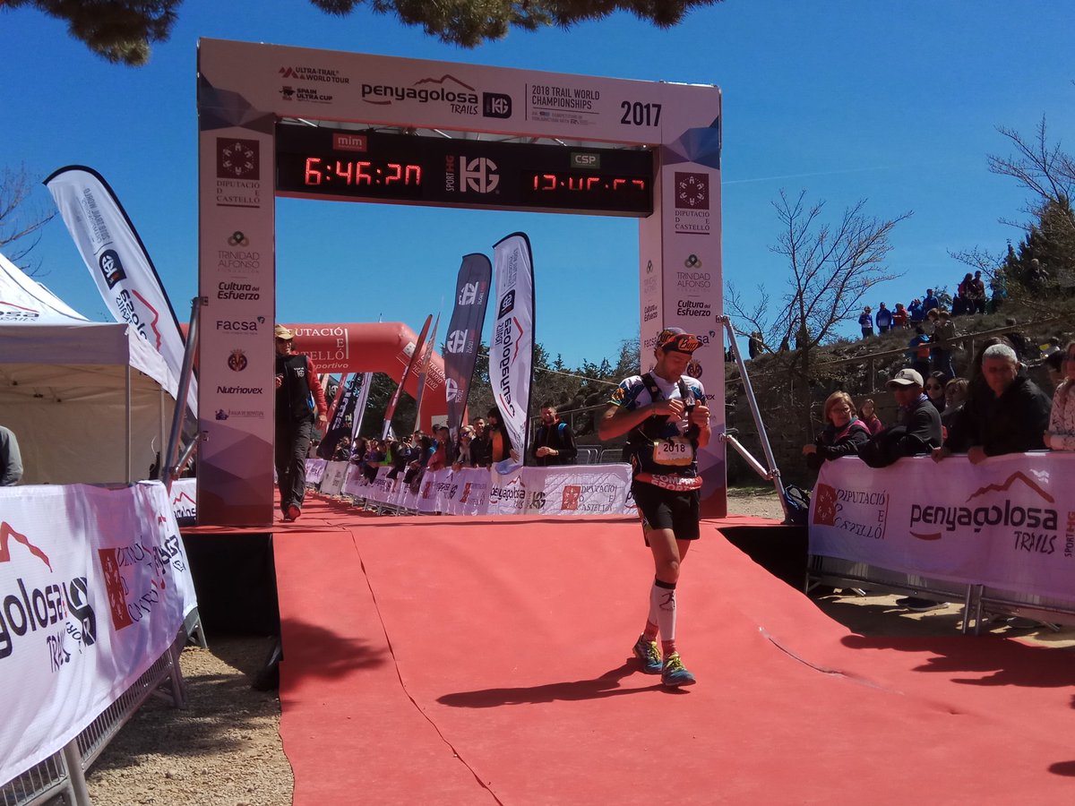 Segundo en meta <a href="/YerayDuran/">Yeray Duran</a> tras un carrerón tremendo. Grande el atleta de <a href="/buff_es/">Esmee Buffin</a> Enhorabuena!! <a href="/PenyagolosaTr/">ASICS Penyagolosa Trails</a> <a href="/spainultracup/">Spain Ultra Cup</a>  #CSP