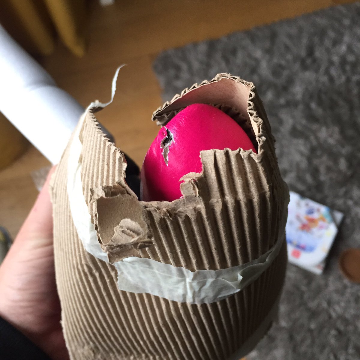 @HalfordsCycling <a href="/Halfords_uk/">Halfords</a> hi, just built a bike bought today from your Brixton store. Saddle came damaged. How do we get a replacement?