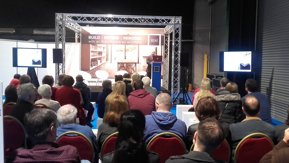 Our next speaker is Gearoid Carvill <a href="/abgc_design/">abgc design</a> in our Build | Extend|Remodel Theatre <a href="/IdealHomeDublin/">Ideal Home Show</a> #myidealhome
