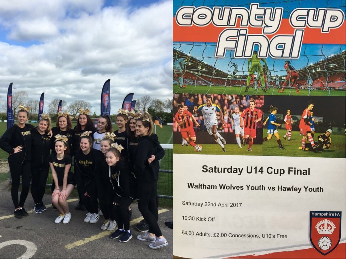 RPCheer's tweet image. We're back with @HampshireFA today ⭐️⭐️⭐️