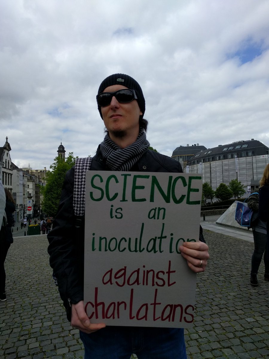 LostinFlanders's tweet photo. #sciencemarchbe #marchforscience https://t.co/GSaaaryoFW