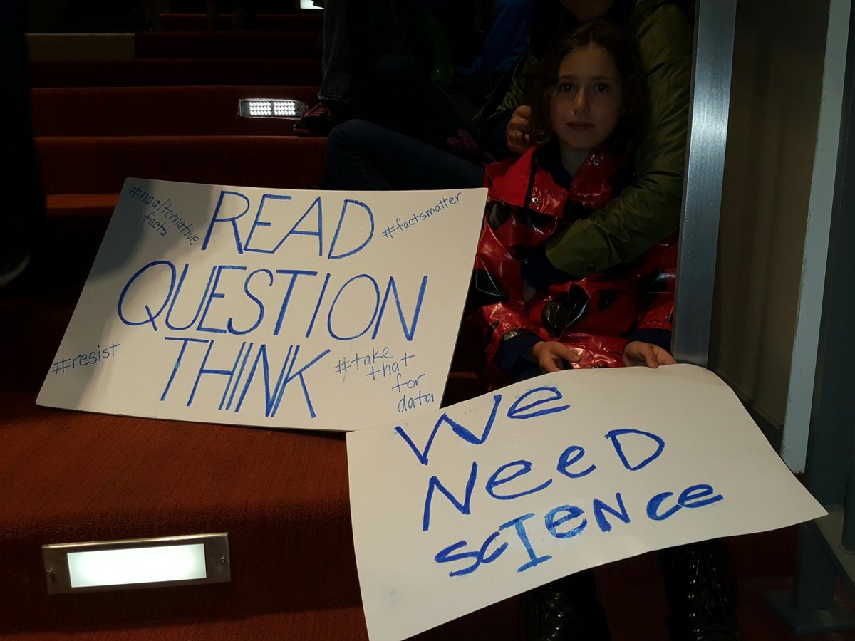 ScienceMarchNWA's tweet image. "We need science"
Powerful statement!
#NWAMarchForScience