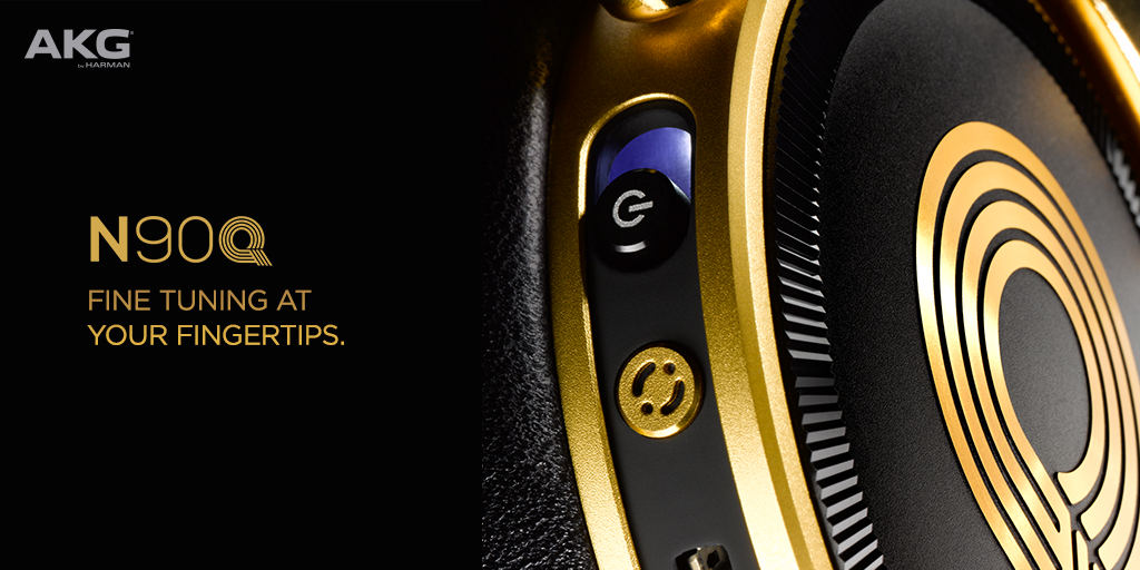 AKGaudio's tweet image. The AKG #N90Q headphones allows you to fine tune your music with the EQ controls. Inspired by @QuincyDJones #PersonalizedSound