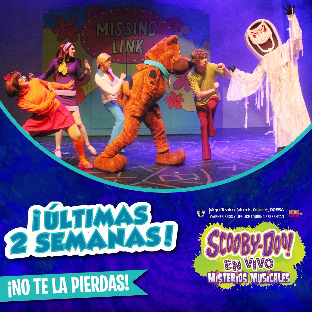 ¡Sólo 2 semanas para resolver el misterio! Compra tus boletos aquí goo.gl/UDNKr0