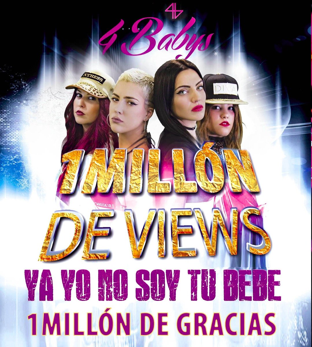 1 Millón de Gracias por éste #millón de #views en Tan Sólo 3 Semanas!!!! y por todo lo que estáis haciendo por nosotras!! #readypaloquesea 💗