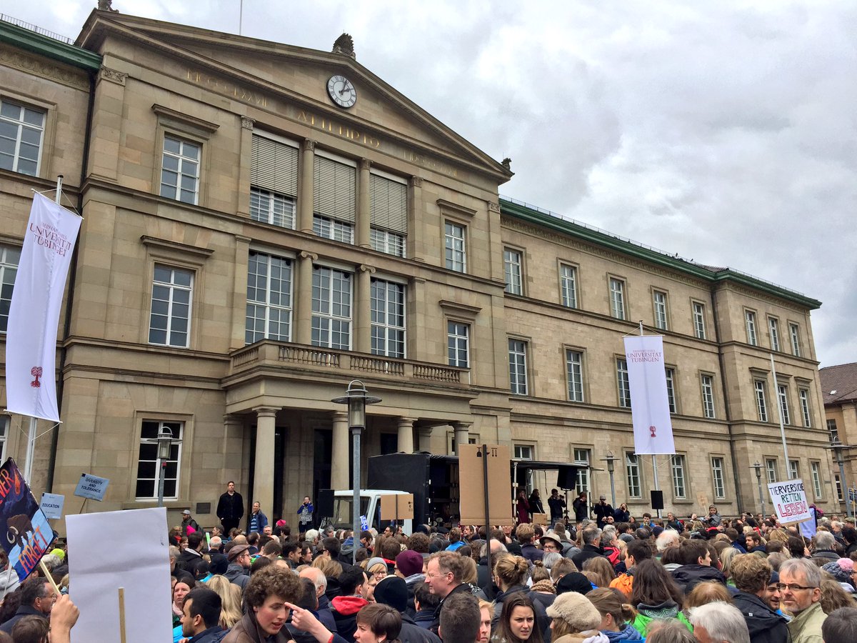 #marchforscience Tübingen: more than 2,700 people on the streets