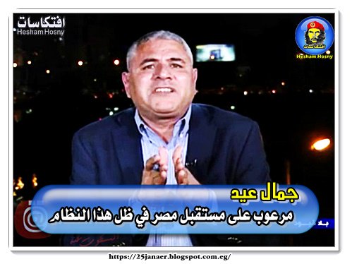 جمال عيد مرعوب على مستقبل مصر في ظل هذا النظام