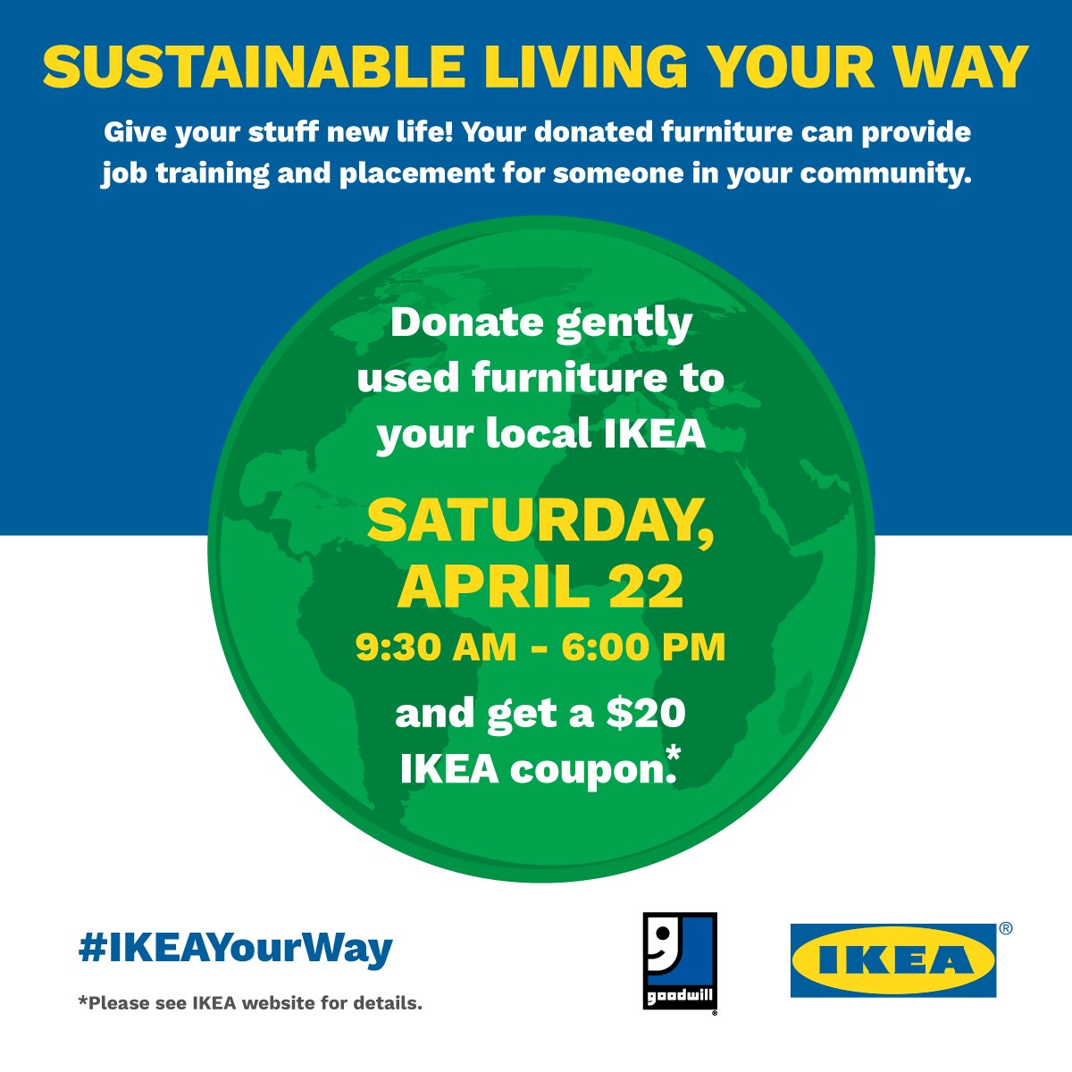 Goodwill Nynj On Twitter Come Donate Your Used Furniture At Ikea