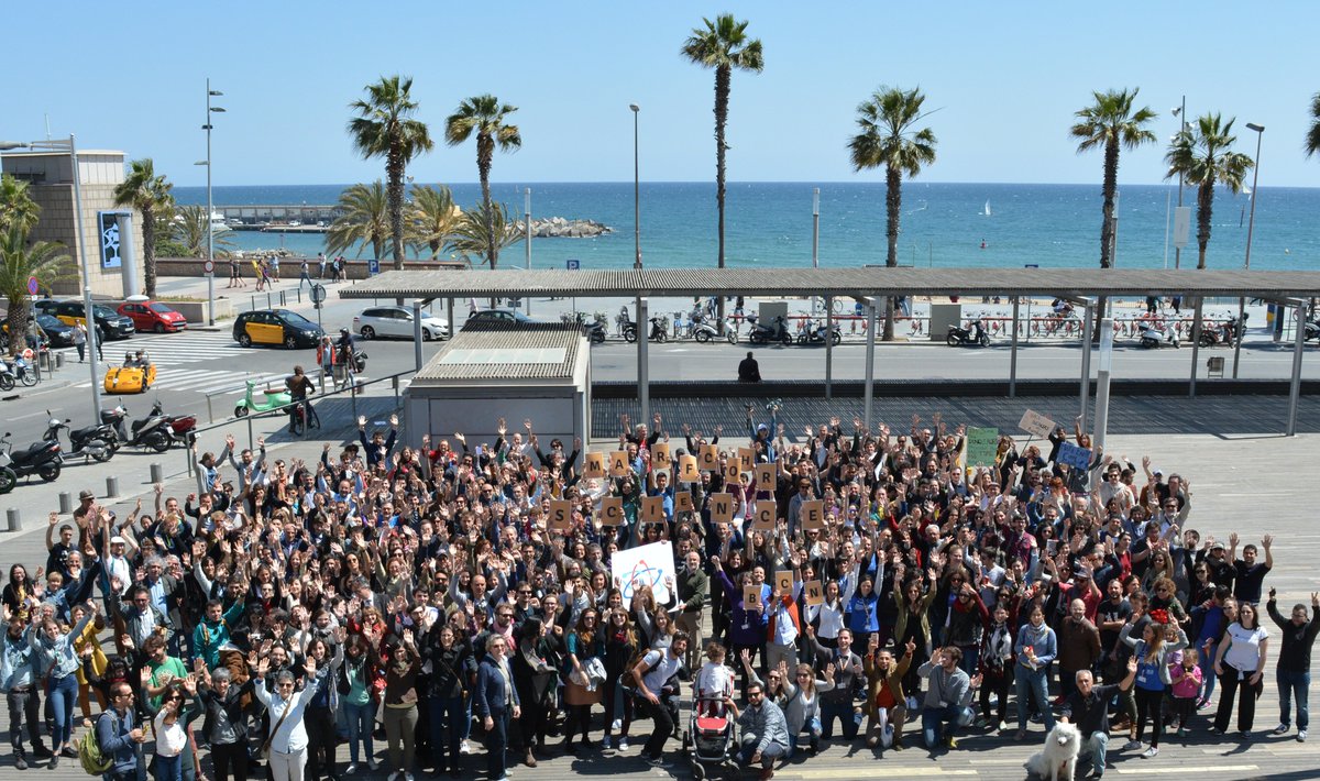 M4ScBcn's tweet image. Barcelona #marchforscience @LDNsciencemarch @SciMarchTokyo @ScienceMarchPar @ScienceMarchBER @ScienceMarchSF @sciencemarchdk @ScienceMarchNL