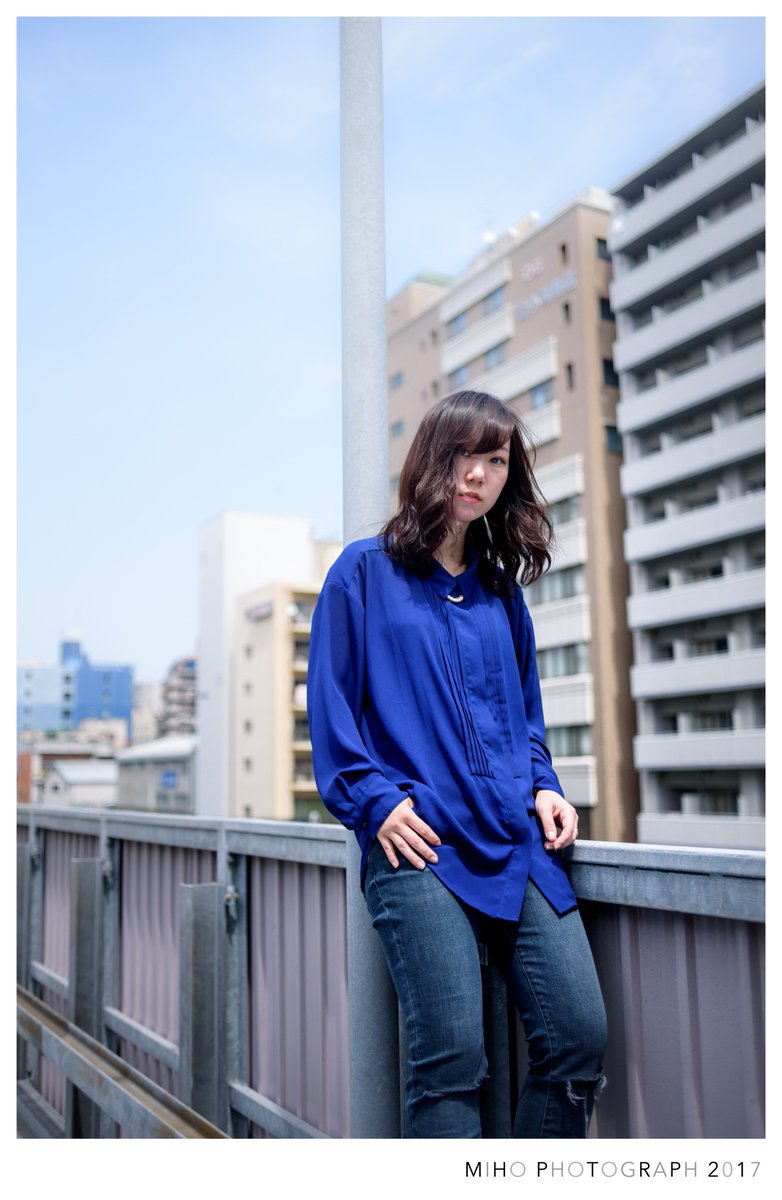 _mixphotography's tweet image. #デニムと彼女　#blue #Denim #photography  #nikond750 #Nagoya

かずなさ〜〜〜ん！最高っ最高ですっ！組写真良き。いいロケ地と風がいい仕事した。いい顔してるゥ。