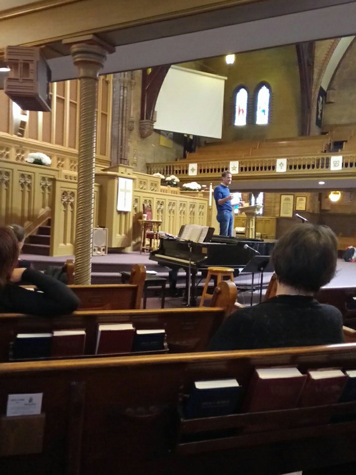 "On the edge of seeing differently... Seeing with Easter eyes ", John Pentland at. Metropolitan United Church  # revitalize