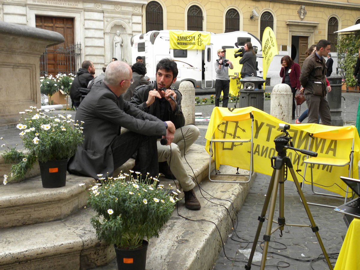 IAmWajahatAbbas's tweet photo. #iostocongabriele #Amnesty #AmnestyItalia #FreeBloggers https://t.co/CNUkJSG8FD