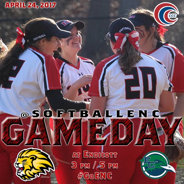 ENCAthletics's tweet image. @SoftballENC closes out the regular season at @ECGulls TODAY #GoENC 
📍 Beverly, Mass.
⏰ 3pm &amp;amp; 5pm