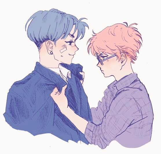 mysweetskill's tweet image. "A gentleman must always look his best when going out!" Oliver spoke in a soft voice as helped the other get dressed.
#openRP
#detailedRP