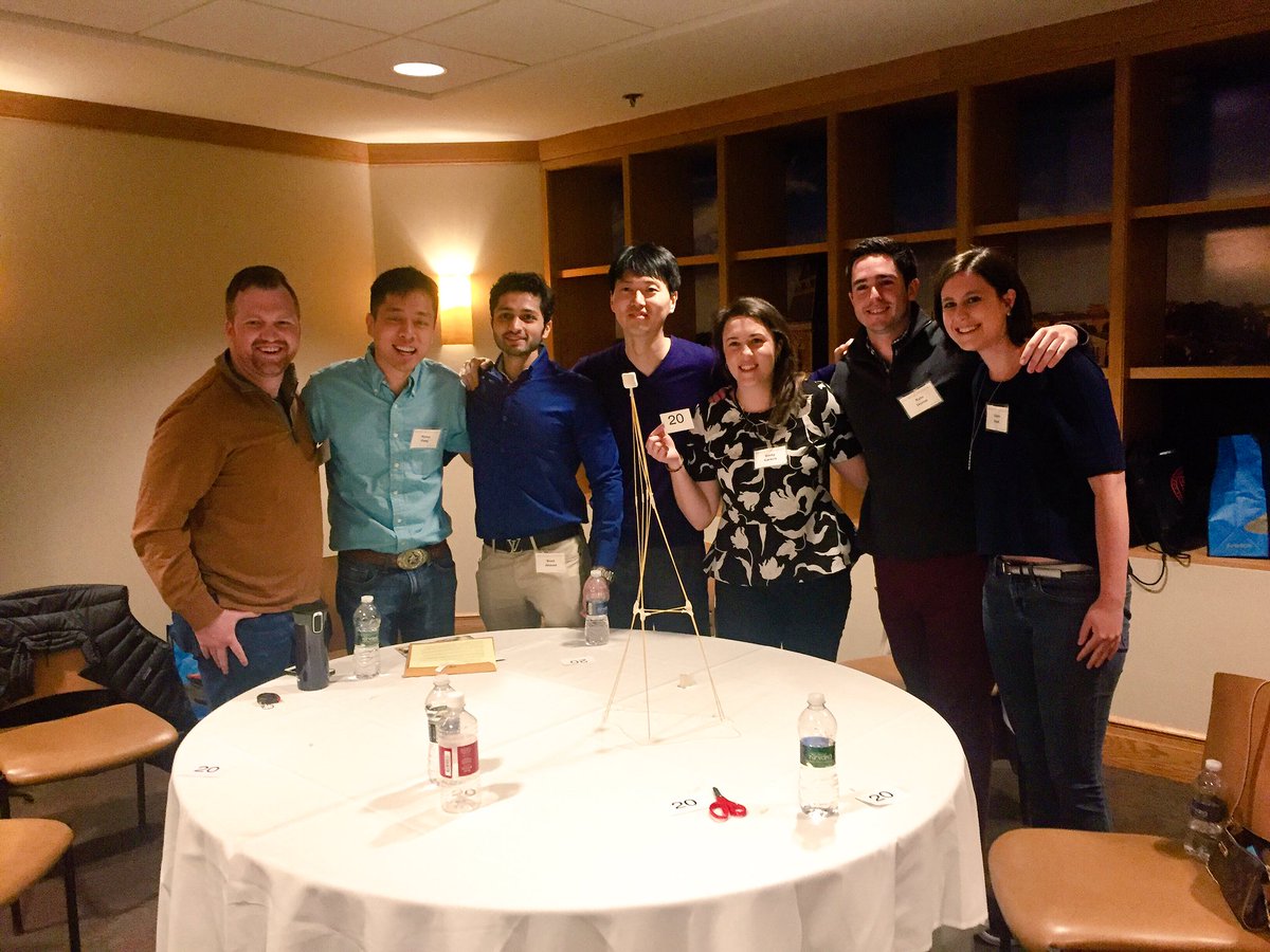 CornellMBA_Adm's tweet photo. We're starting day 2 of #DJ2017 with team and leadership activities. Congrats to our winners at table 20!! #CornellMBA https://t.co/3sMBnCnAck