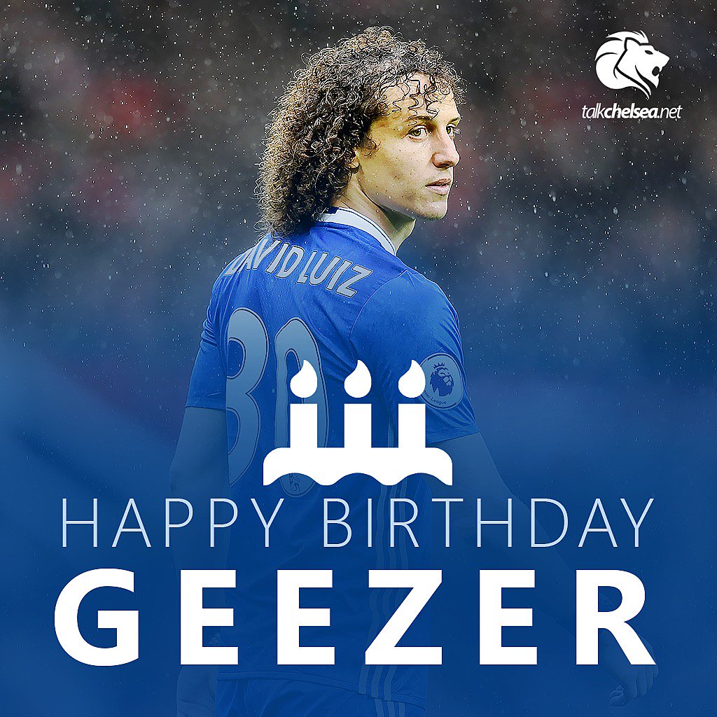 \"L Happy birthday David Luiz!  