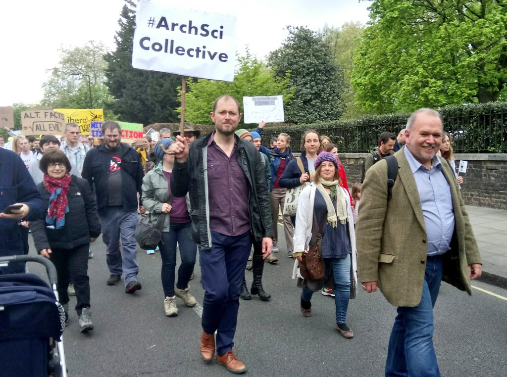 The <a href="/LDNsciencemarch/">March for ScienceLDN</a> was hugely well attended and also great fun. Top day out! #ArchSciCollective