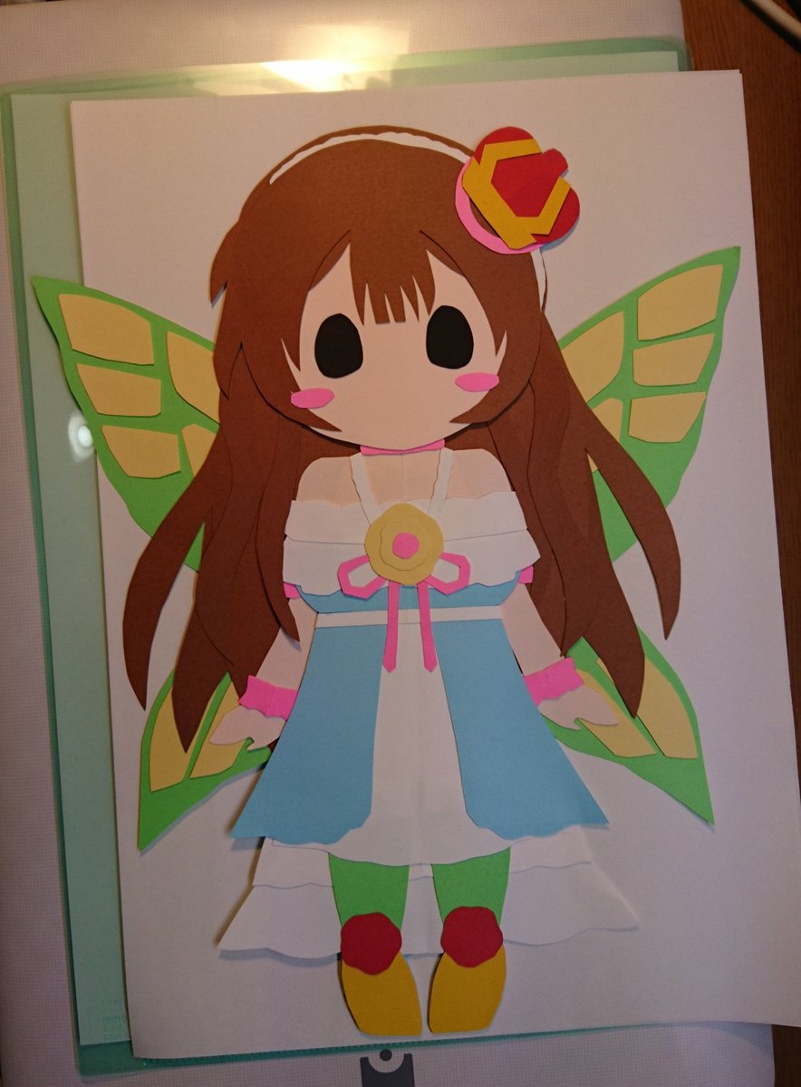 大 井 麻 利 衣 2分の1の魔法 公開中 V Twitter そしてそこで 霊剣山では聞宝役 黒ウィズガチプレイヤー声優の林大地さんにお会いしたのですが なんと トリエテリスの切り絵を頂きました ほんっっとうに嬉しかったです º ฅwฅ º Snsup