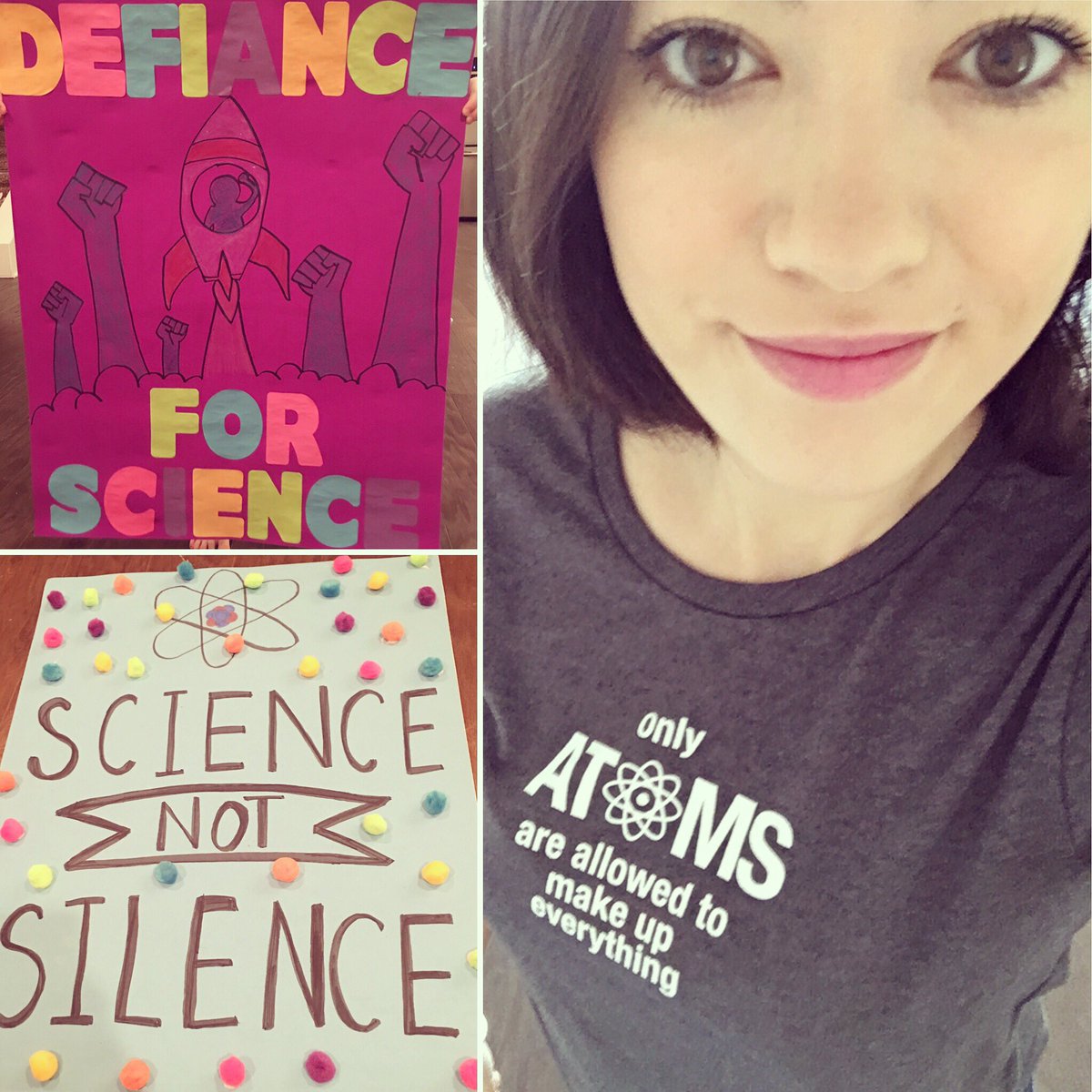 #MarchForScience ready! @MFSCharleston #DefianceForScience #ScienceNotSilence #Resist #StandUpForScience tshirt from @ewsbrand #charleston