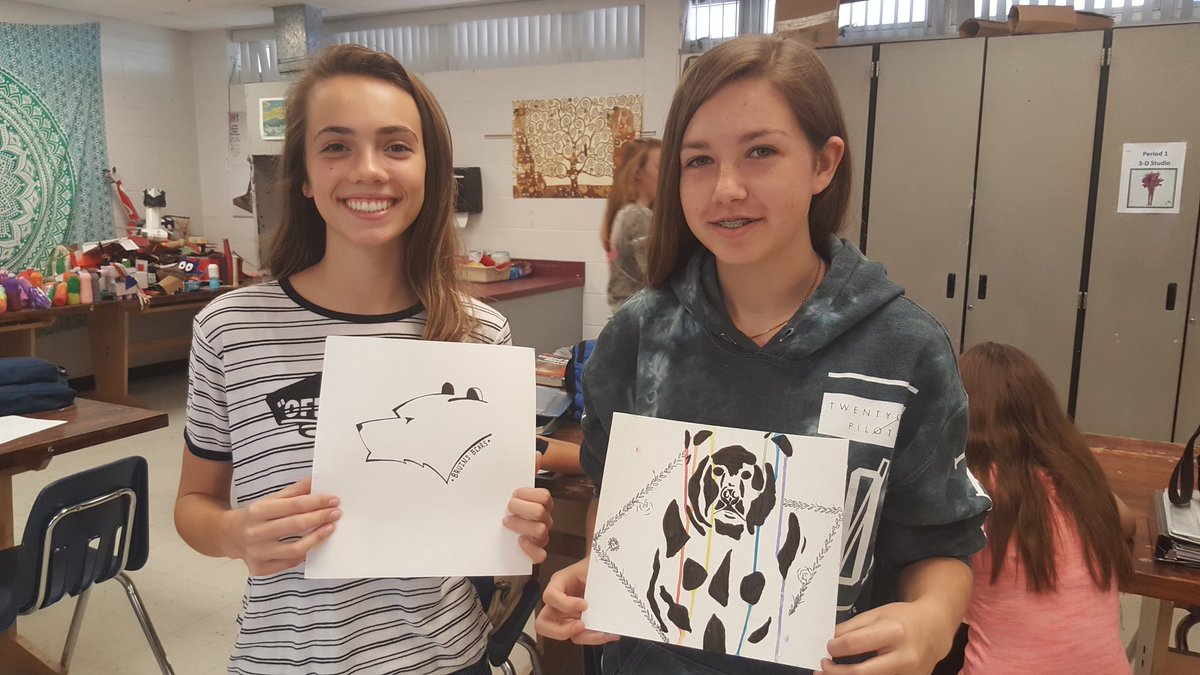Burns tshirt logo contest winners!!! Congrats Sophie and Grace!!! Can't wait to see the shirts next year!! <a href="/HCPSBurns/">Burns Middle School</a>