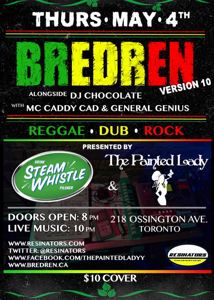 New event posters added to website! torontoreggae.ca <a href="/bredrendub/">Bredren Dub</a> <a href="/DJChocolauren/">DJChocolauren</a> #reggae #toronto #yyzmusic