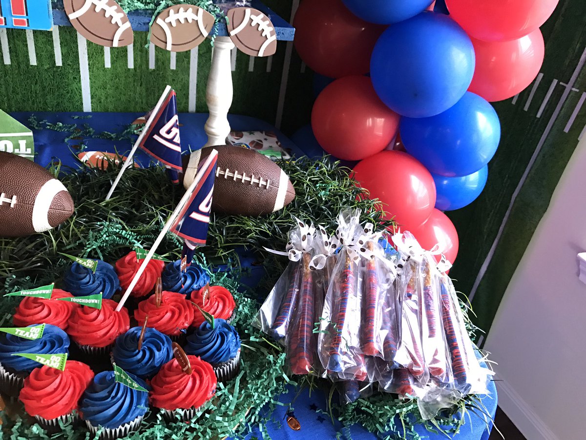 Htxeventcoordinator On Twitter Ny Giants Football Birthday Party