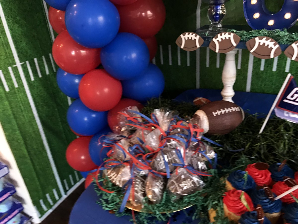 Htxeventcoordinator On Twitter Ny Giants Football Birthday Party