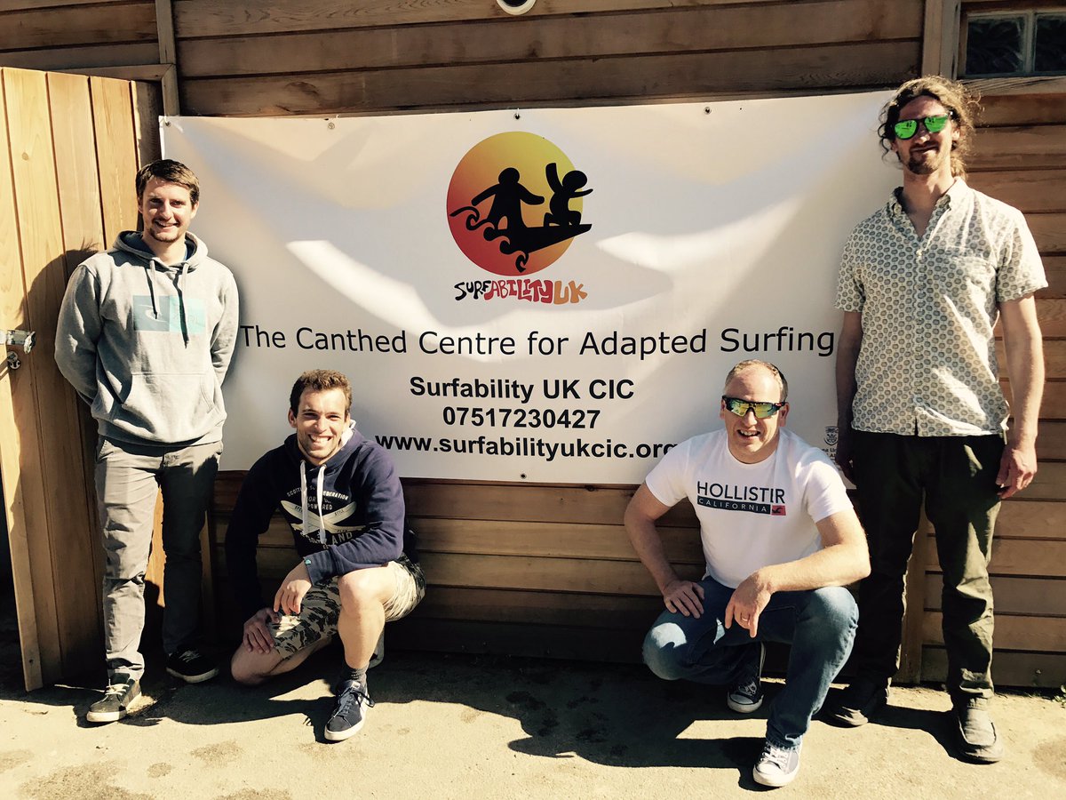 friendlyaccess's tweet photo. Awesome adaptive insight today with @surfability #Caswell. Thanks guys and look forward to our next surf together. #SurfABLE Scotland https://t.co/0hibJnSu7B