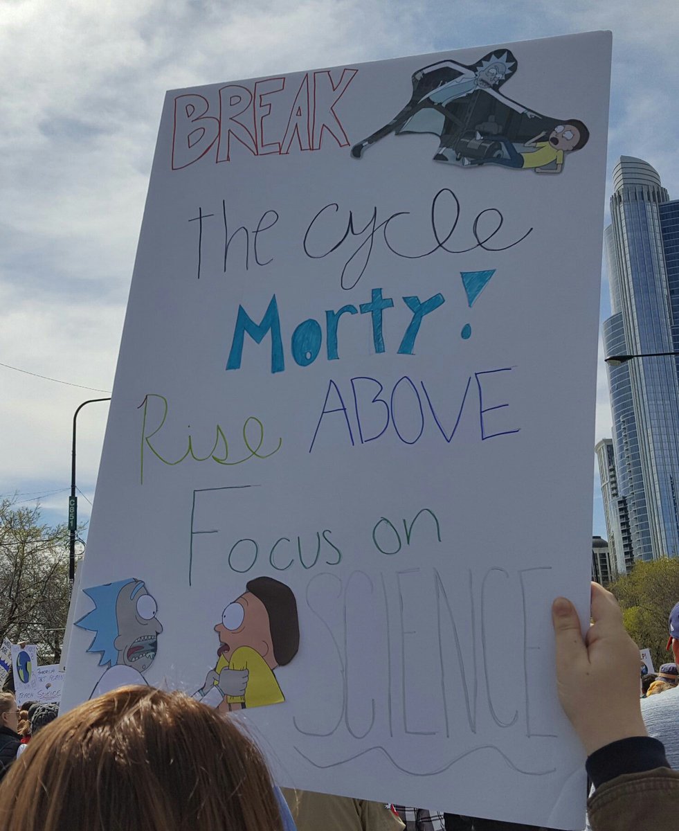 favorite sign of the march so far #marchforscience #MFSChi #chicago