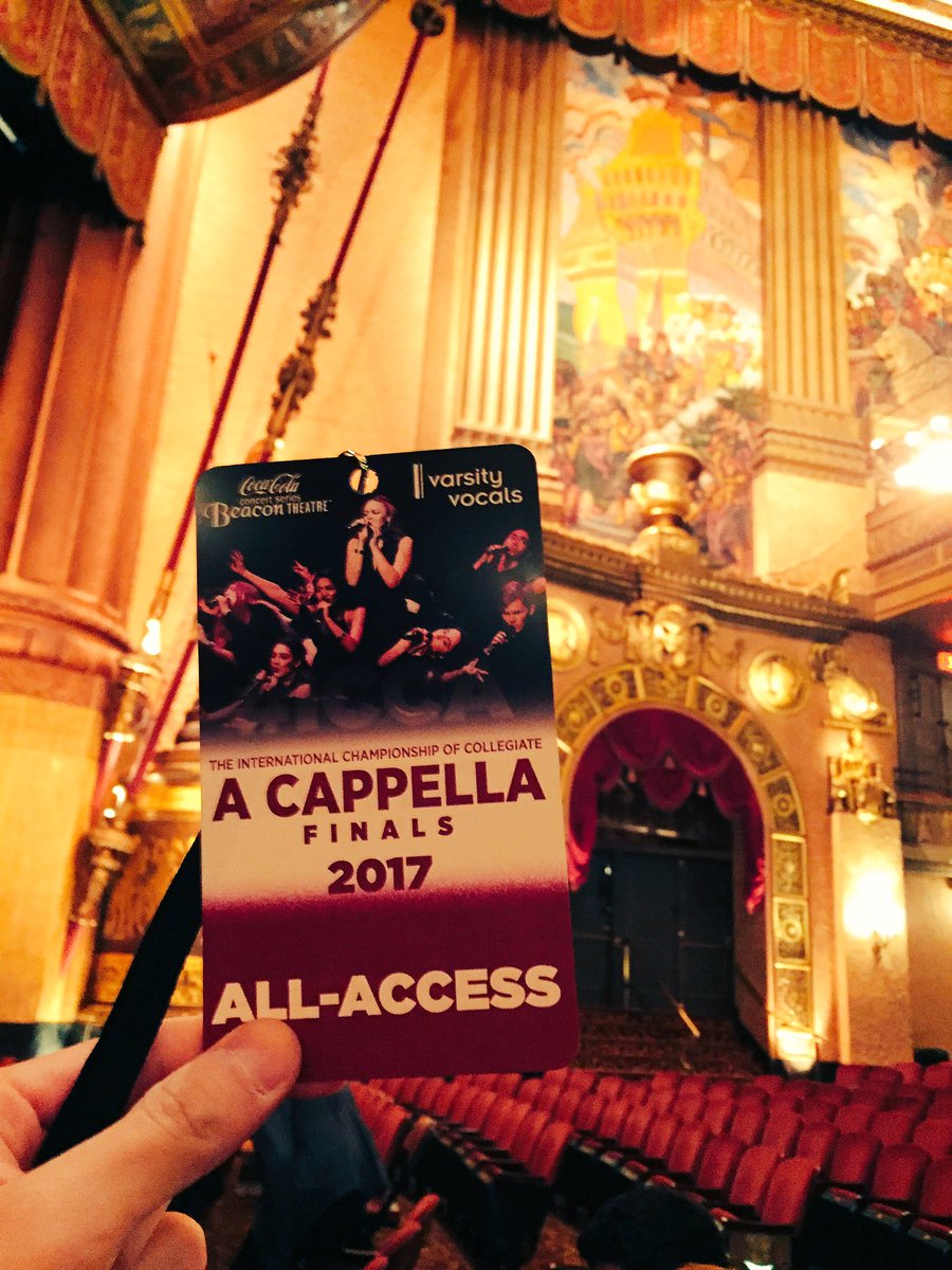 Inside the theatre right now!!! 😍 <a href="/varsityvocals/">Varsity Vocals</a> <a href="/thebenbram/">Ben Bram</a> #ICCA