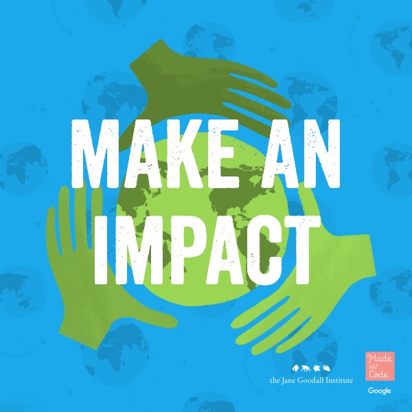 Google's tweet image. It’s our planet to save. Code a message of sustainability for #EarthDay2017 with @madewithcode → goo.gl/8ALUv3