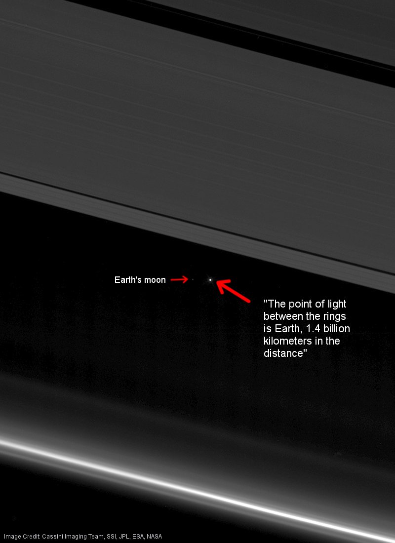 Between the Rings: go.nasa.gov/2povx3H by Cassini Imaging Team, SSI, <a href="/NASAJPL/">NASA JPL</a>, <a href="/esa/">European Space Agency</a>, <a href="/NASA/">NASA</a> #EarthDay #DiaDeLaTierra #science #astronomy