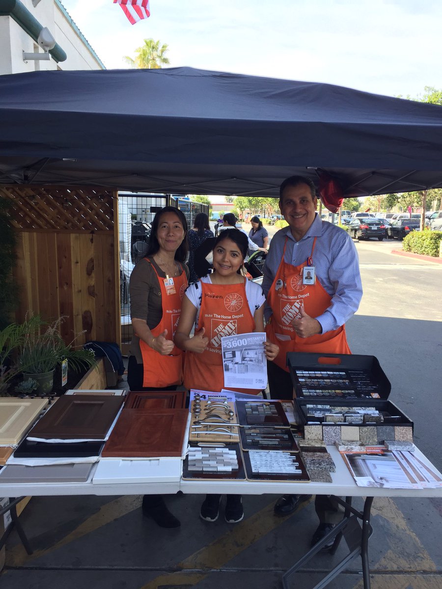 THD Alhambra #6610 HDI represented by SC Emily, Floor Specialist Karen join to celebrate Earth Day greeting all-LEADS in - $ALE$ WIN!