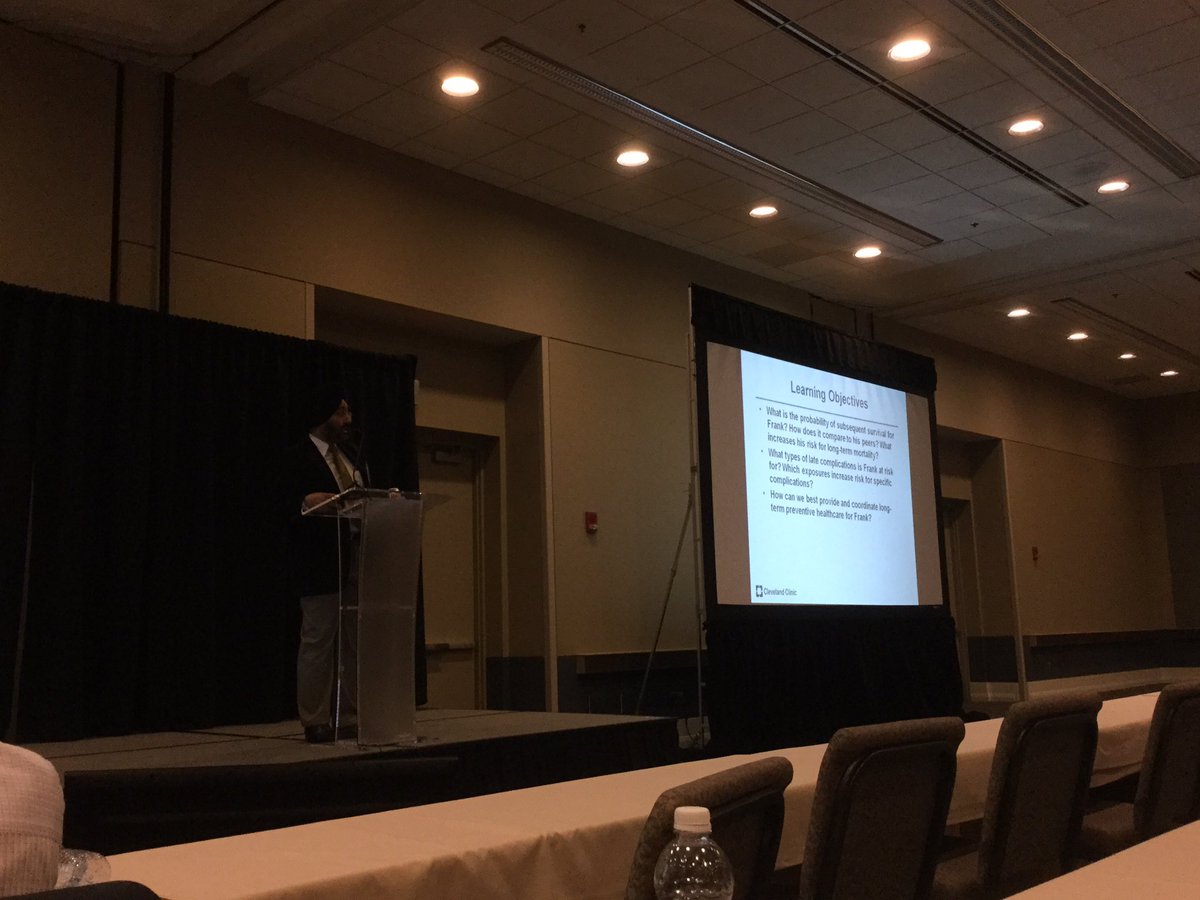 #BMT Symposium at KU. Dr Majhail speaking on Survivorship post HCT
