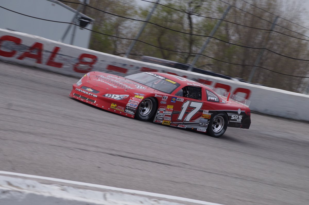 RacingAmerica's tweet image. #Spring200 Josh Brock sets @CRAracing fast time at @ToledoSpeedway.  For full results, check Trackside Now: speed51.com/trackside-now-…