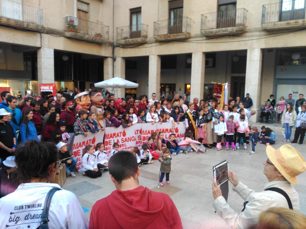 Festa marató sang a Tortosa