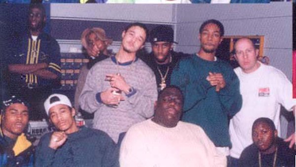 OnlyHipHopFacts's tweet image. Biggie had cases of Cristal, cases of Hennessy and pounds of weed during &quot;Notorious Thugs&quot; studio session.