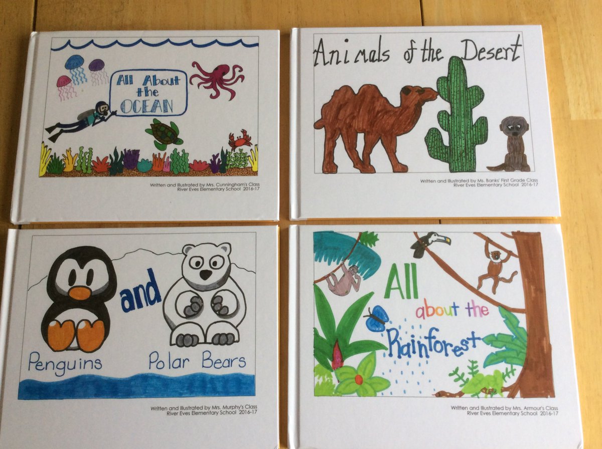 hoops1106's tweet photo. The first graders at River Eves ES are now published authors and artists! @RiverEves @RiverEvesPTA @REESpbl https://t.co/6ahHNFPyoc