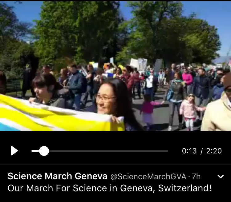 Proud of you, <a href="/viviennetalbot/">swissmissvivi</a>. March on for science! #marchforscience photocred: <a href="/ScienceMarchGVA/">Science March Geneva</a>
