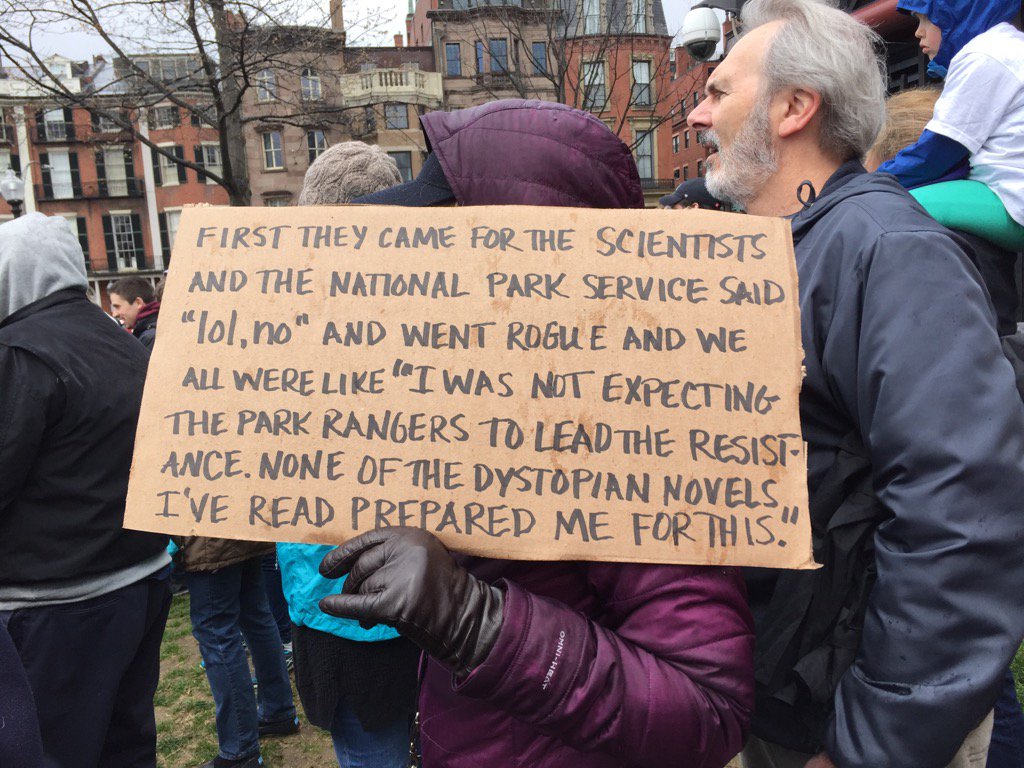 Easily the best protest sign anyone has ever made #MarchForScience #EarthDay