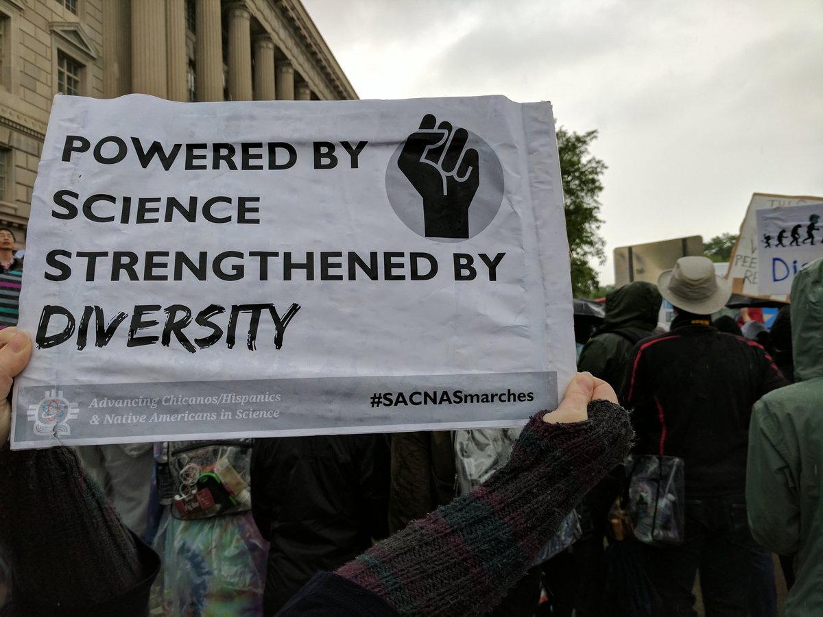 <a href="/AISES/">AISES</a> <a href="/sacnas/">SACNAS</a> #marchforscience #earthday2017
