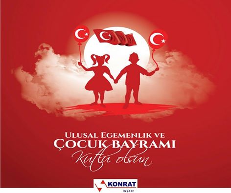 konratyapi's tweet image. 23  Nisan Ulusal Egemenlik ve Çocuk Bayramı’nı ve Türkiye Büyük Millet  Meclisi`nin açılışının 97’inci yıldönümünü mutlulukla kutluyoruz.