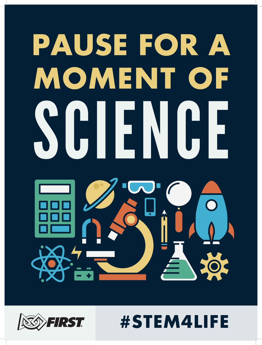 Let's pause for a moment of science. Retweet if you love #STEM! #stem4life