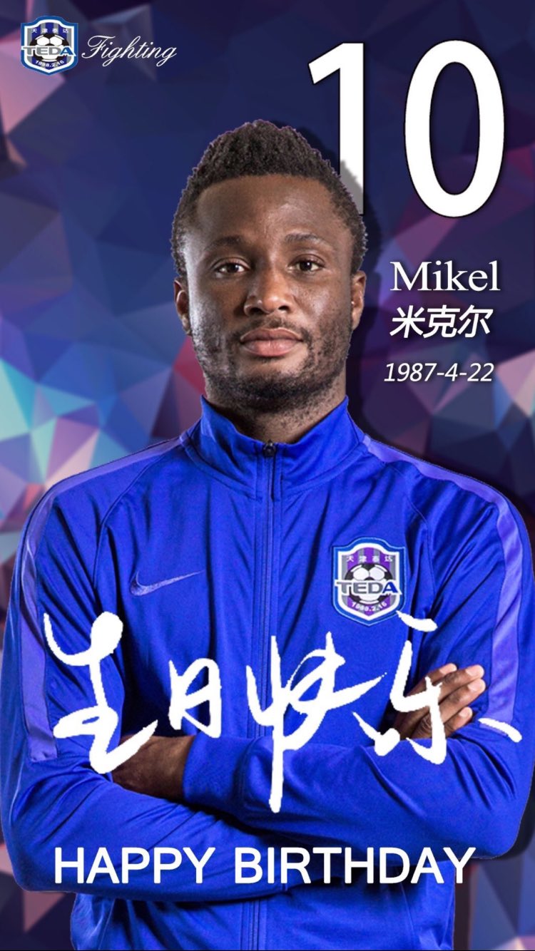 Happy birthday Mikel Obi.   