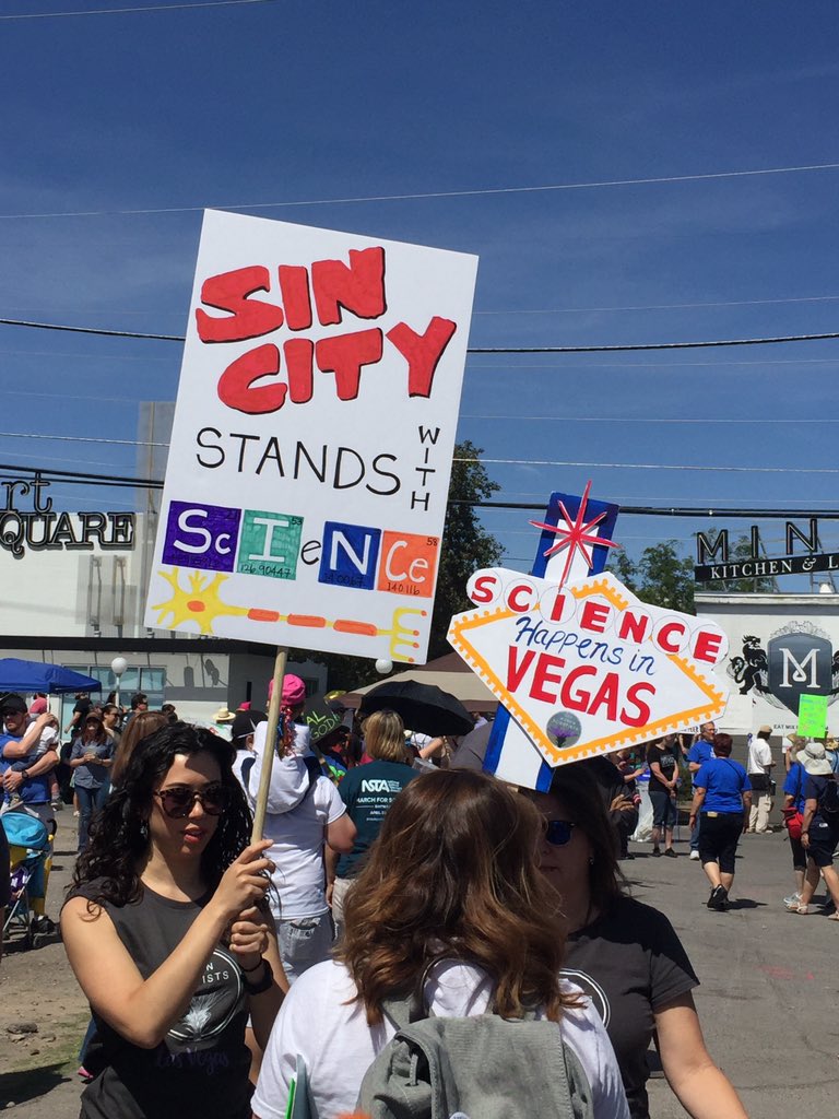 Science_Rocks1's tweet photo. #marchforsciencelv #sciencenotsilence #science #nerds #notaliberalthing https://t.co/PsjxgNIArL