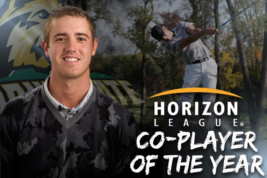 And another congrats to <a href="/RyanWenzler/">Ryan Wenzler</a> for being named <a href="/HorizonLeague/">Horizon League</a> Co-Player of the Year! #HLGOLF #ThatsWright