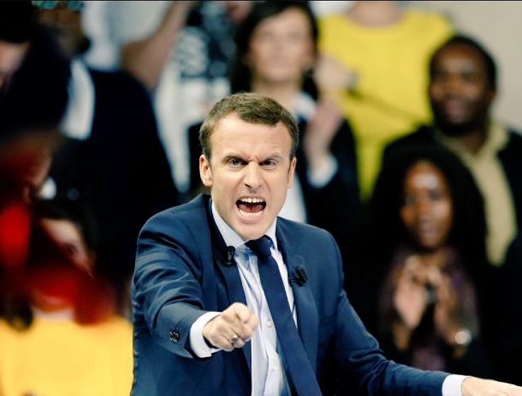 NYC polling station #JeVoteMacron the only way to save Western democracy and fight obscurantism #EnMarche