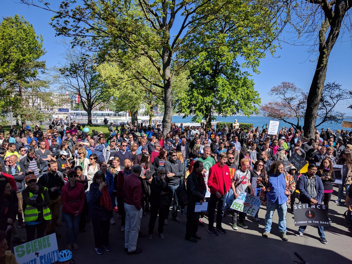 ScienceMarchGVA's tweet image. Huge thank you to everyone who came out today to #marchforscience in Geneva! #ScienceMarchGVA