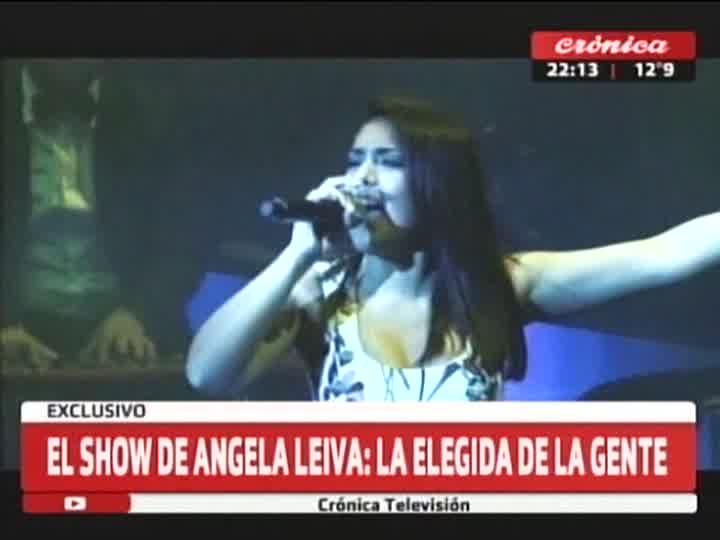 CronicaTV's tweet photo. #EnElAire | Disfrutamos el show de @AngelaLeivaa #LaElegidaDeLaGente https://t.co/UXbmez6etV