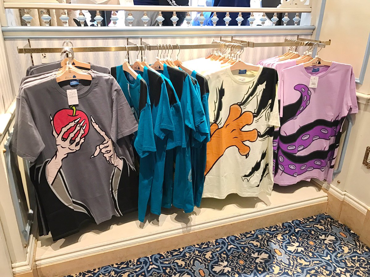 Mezzomikiのディズニーブログ No Twitter ウィッチ フック船長 スカー アースラ 東京ディズニーリゾート ヴィランズtシャツ発売中 詳しくは T Co 6kwlgxyeau